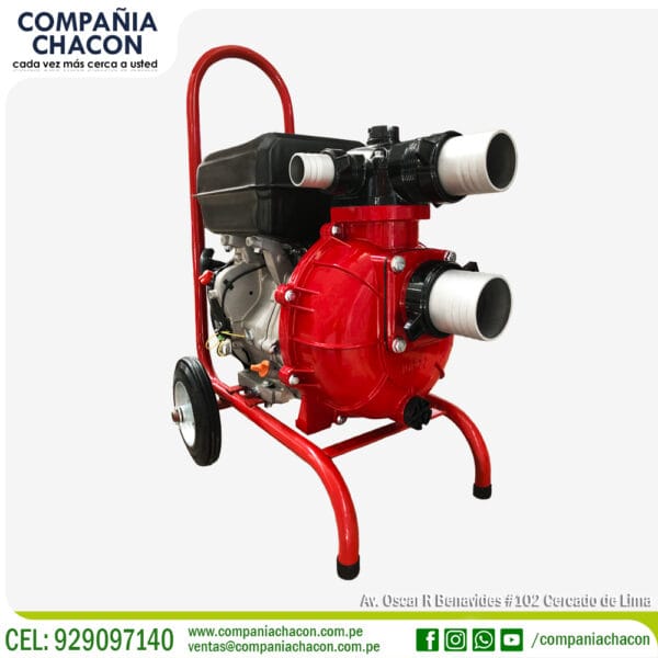 MOTOBOMBA AUTOCEBANTE DE ALTA PRESIÓN