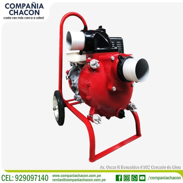 MOTOBOMBA TRAGASOLIDOS