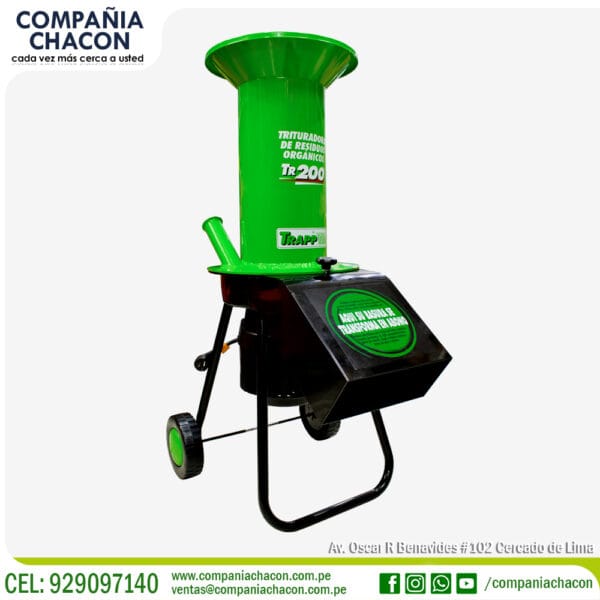 TRITURADOR DE RESIDUOS ORGANICOS TR 200