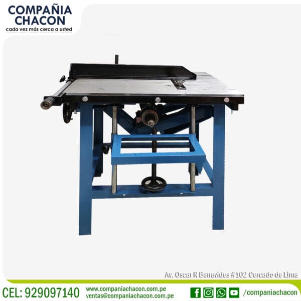 MESA CIRCULAR BASCULANTE PARA CARPINTERÍA