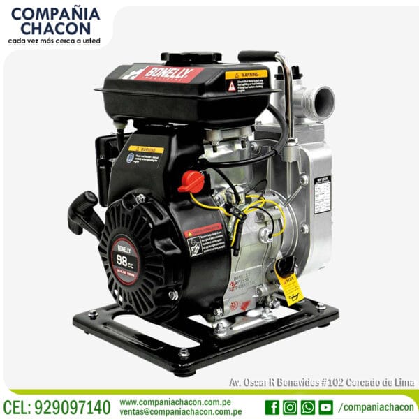 MOTOBOMBA GASOLINERA 1.5X1.5