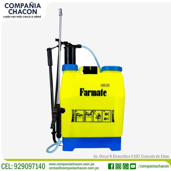 Pulverizadora 20 Litros Farmate 20A