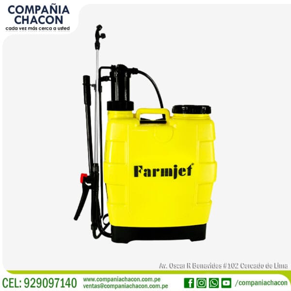 Pulverizadora 20 Litros Farmjet 20K