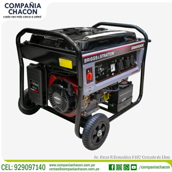 GENERADOR BRIGGS & STRATTON 6500 WATTS