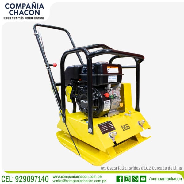 PLANCHA COMPACTADORA IMPORTADA CON MOTOR KOHLER DE 6.5HP