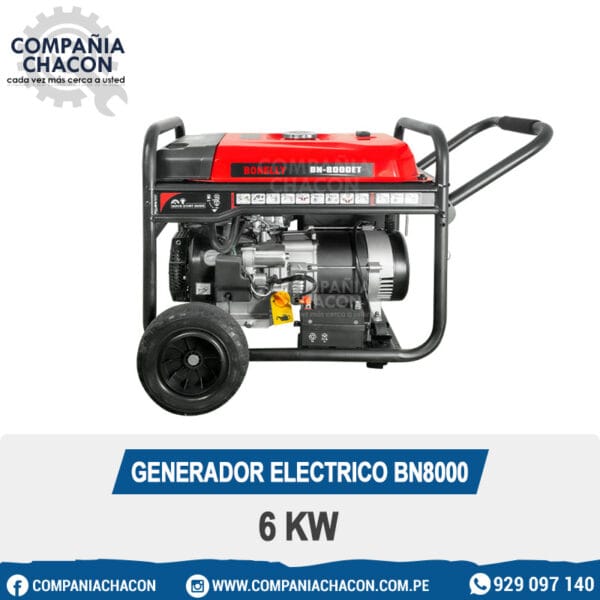 GENERADOR ELECTRICO BN8000 6KW