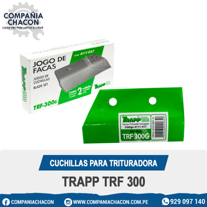 CUCHILLAS PARA TRITURADORA TRF 300