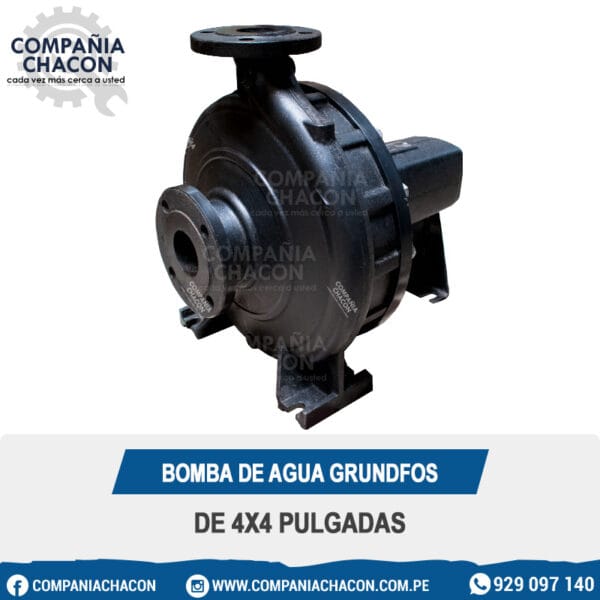 BOMBA DE AGUA GRUNDFOS DE 4X4 PULGADAS
