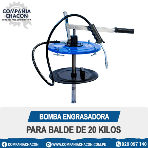 BOMBA ENGRASADORA PARA BALDE DE 20 KILOS