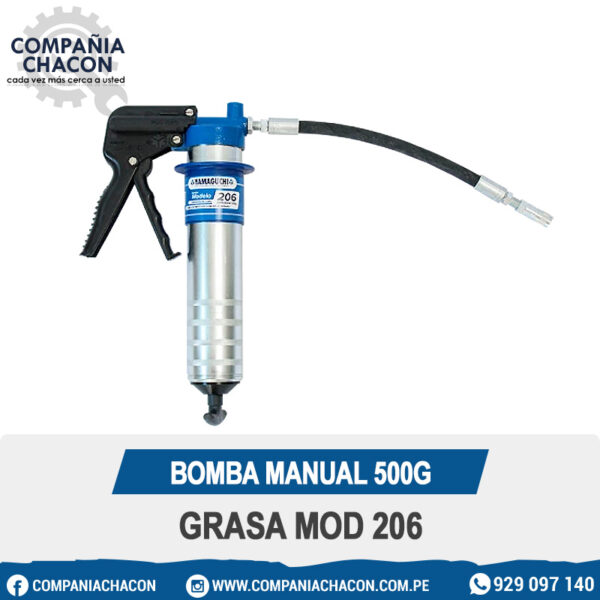 BOMBA MANUAL 500G GRASA MOD 206