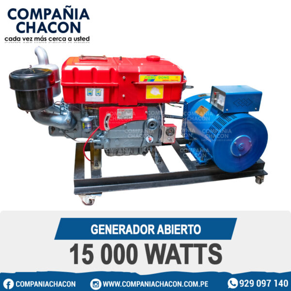 GENERADOR ABIERTO 15 000 WATTS