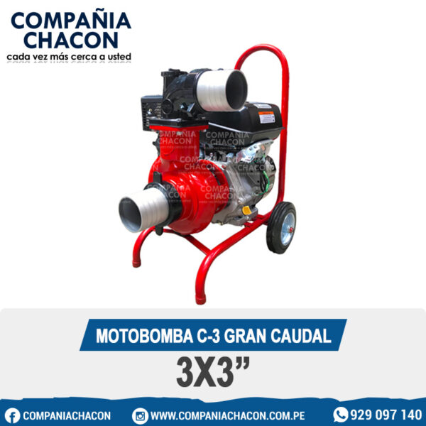MOTOBOMBA C-3 GRAN CAUDAL 3X3”