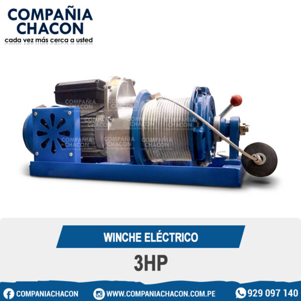 WINCHE ELÉCTRICO 3HP