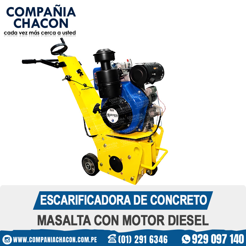ESCARIFICADORA MASALTA CON MOTOR DIESEL