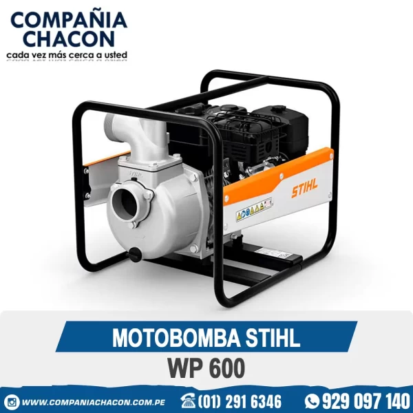MOTOBOMBA STIHL WP 600