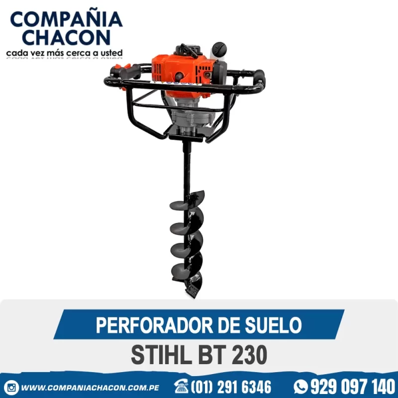 PERFORADOR DE SUELO STIHL BT 230