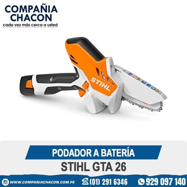 PODADOR A BATERÍA STIHL GTA 26