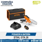PODADOR A BATERÍA STIHL GTA 26-