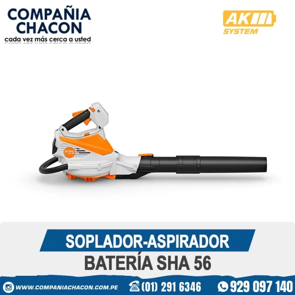 SOPLADOR-ASPIRADOR A BATERÍA STIHL SHA 56